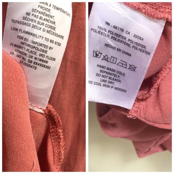 Anthropologie Maeve Liesel Fairy Ruffled Blouse Top Flowy Boho Loose Shirt PinkS - Picture 11 of 15